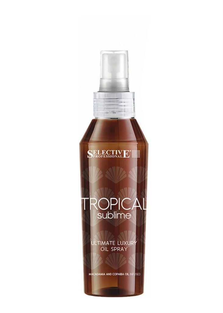82701 Olio spray protettivo rigenerante per capelli esposti al sole Ultimate Luxury Oil Spray 100 ml. linea TROPICAL SUBLIME