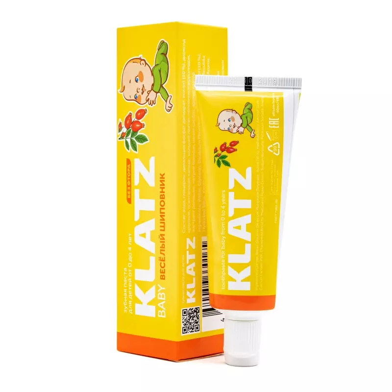 Зубная паста для детей от 0 до 4 лет Klatz