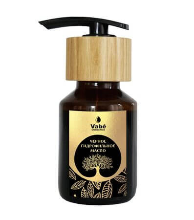 Чёрное гидрофильное масло Vabe Cosmetics