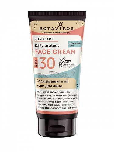 Солнцезащитный крем для лица Botavikos