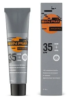 SPF 35 для лица Sun Ray