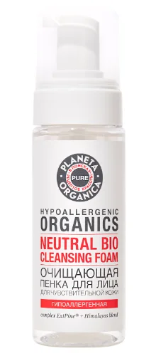 Очищающая пенка для лица Чистая и нежная кожа Planeta Organica Pure